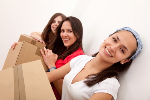 Customer choosing a safe Removal Company Hackney payment method
