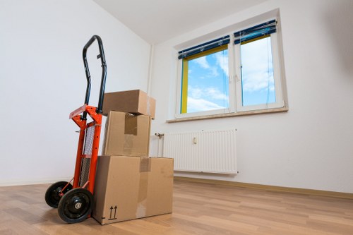 Local removal experts in Hackney working on a property move